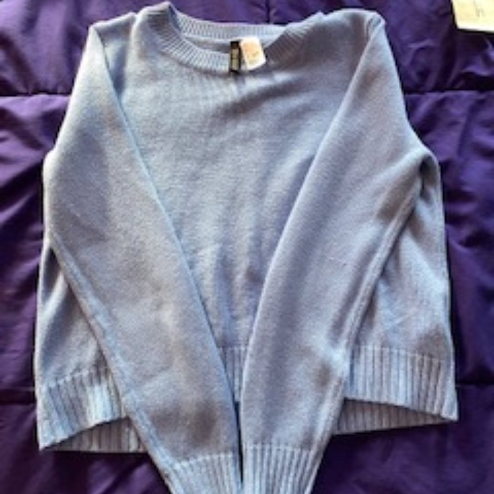 Divided Blue Sweater - Womens US 2
